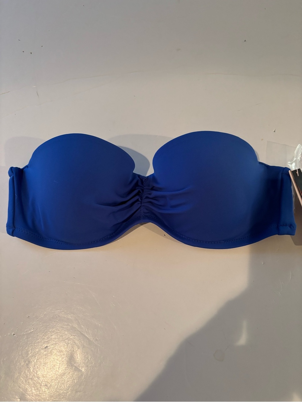Victoria’s Secret Swim 34B NWT Strapless Bandeau Bikini Top in Royal Blue